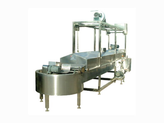 Automatic drum type frying machine